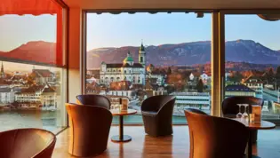 Blick von der Terrasse im H4 Hotel Solothurn - Palais Besenval - Offizielle Webseite